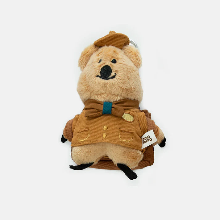 Dinotaeng Quokscout Flat Fur Keyring - Fatty