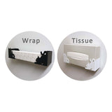 Decole Neko Deco Kitchen Accessories - Wrap & Tissue Holder - Black