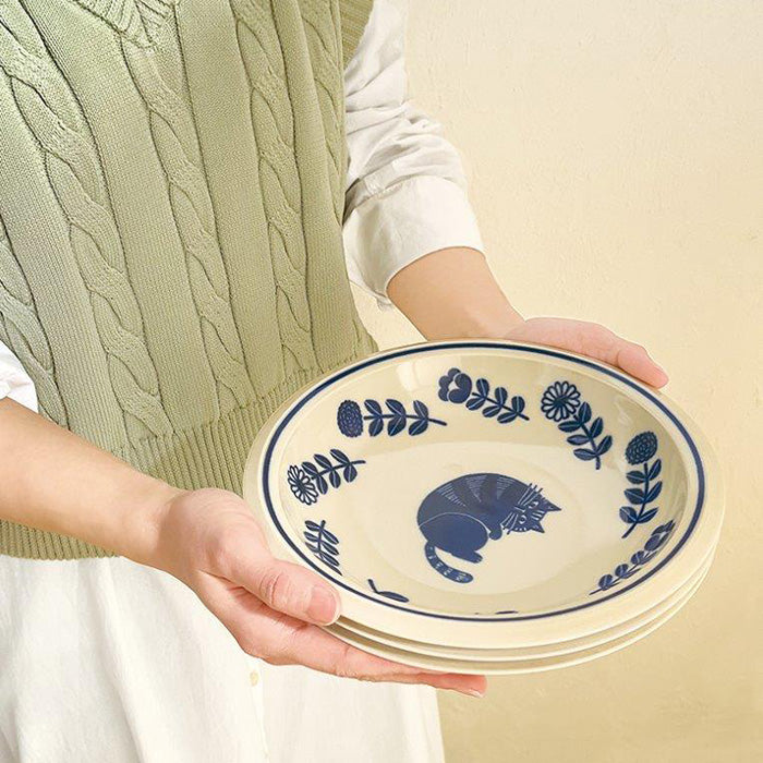 Decole Fika Curry & Pasta Plate - Navy