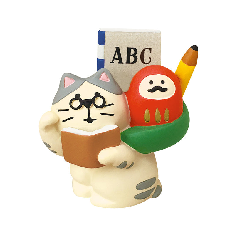 Decole Concombre Figurine - Fuku Mono - Study Beckoning Cat