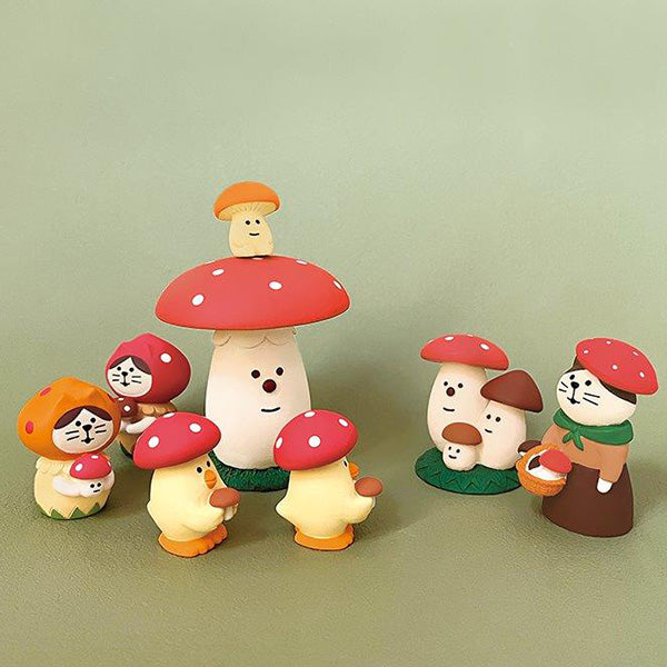 Decole Concombre Figurine - Mushroom Forest - Mushroom Family