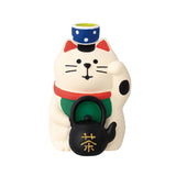 Decole Concombre Figurine - Japanese Green Tea Shop - Lucky Cat