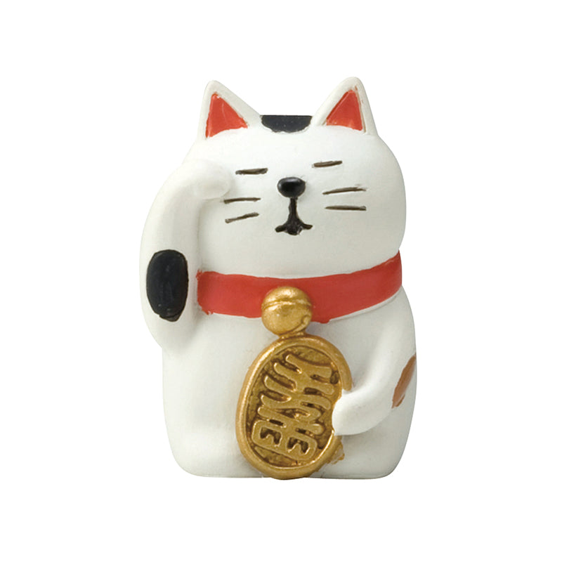 Decole Concombre Figurine - Fuku Mono - Beckoning Calico Cat