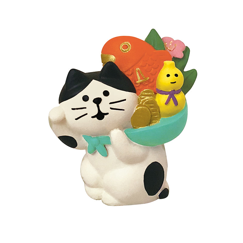 Decole Concombre Figurine - Fuku Mono - Luck Beckoning Cat
