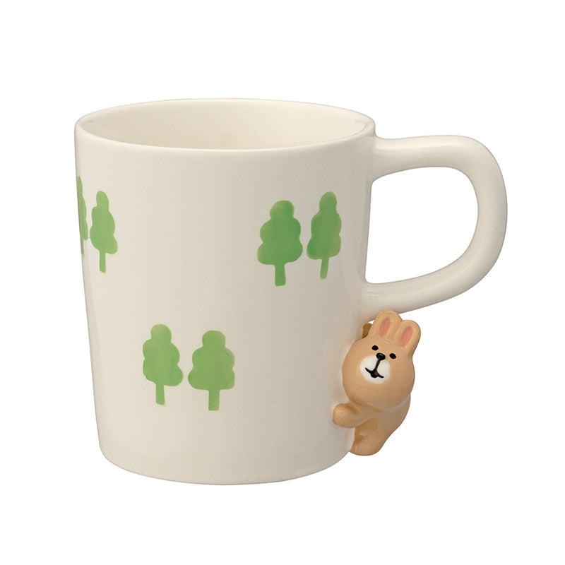 Decole Animal Peeping Mug - Rabbit