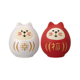 Decole Concombre Figurine - Wedding - Happiness Cat Daruma Set