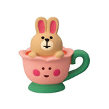 Decole Concombre Figurine - Alice In Wonderland - Teacup Rabbit Pink