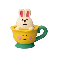 Decole Concombre Figurine - Alice In Wonderland - Teacup Rabbit Yellow