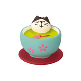 Decole Concombre Figurine - Sakura Viewing Party - Sakura Green Tea Cat