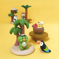 Decole Concombre Figurine - Summer Island - Coconut Tree