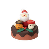 Decole Concombre Figurine - Christmas in Mushroom Forest - Forest Christmas Cake