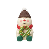Decole Concombre Figurine - Christmas in Mushroom Forest - Snowman Matcha Donut