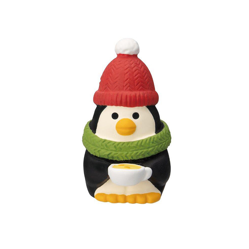 Decole Concombre Figurine - Christmas in Mushroom Forest - Penguin