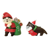Decole Concombre Figurine - Christmas Party - Thief Santa Cat