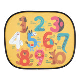 Decole Car Sunshade For Kids - Number
