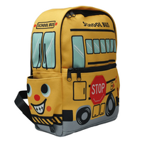 Gladee Canvas Small Backpack - School Bus (Polyester)