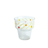 Gladee Ice Corn Glass Cup - Fruits Mix