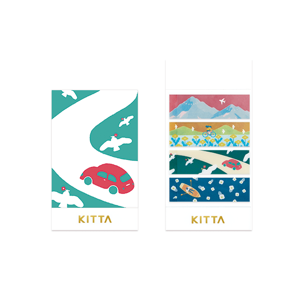 King Jim Kitta Clear Washi Tape - Landscape