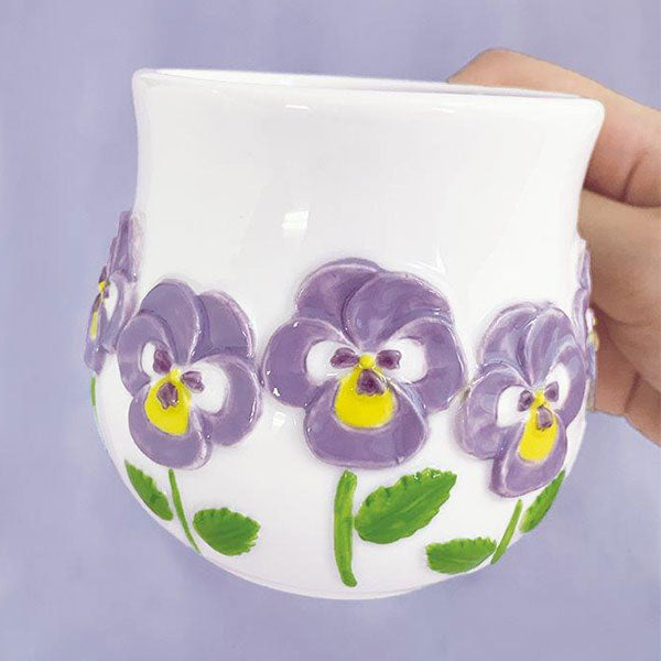 Decole Flower Mug - Pansy