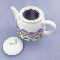 Decole Flower Teapot - Pansy