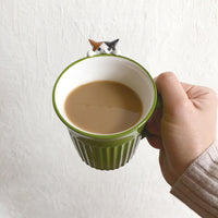 Decole Cat Hanging Mug - Calico Cat