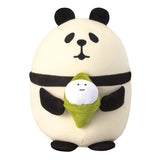 Decole Concombre Puffy Mascot - Panda & Mochi - Large