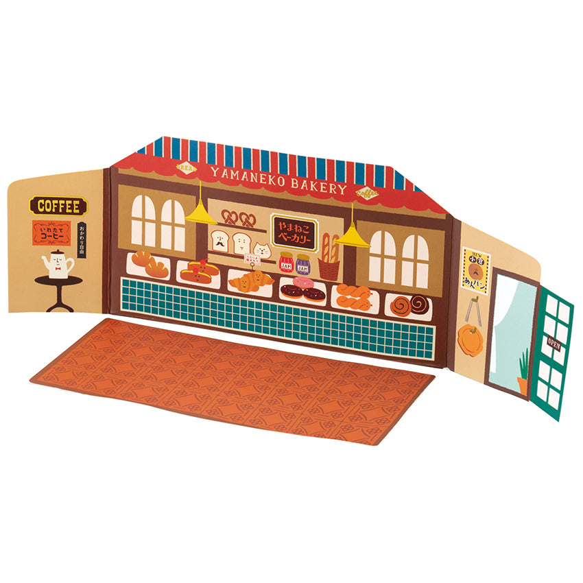 Decole Concombre Double-Sided Backdrop - Bread & Coffee Shop Theme