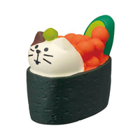 Decole Concombre Figurine - Sushi Restaurant - Battleship Sushi Cat
