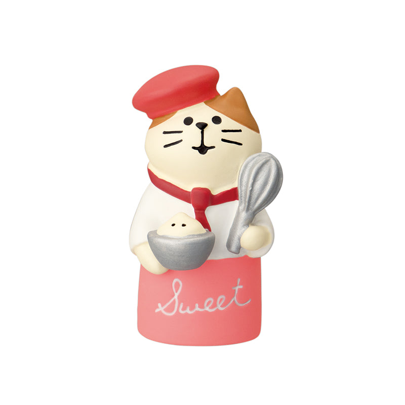 Decole Concombre Figurine - Pastry Chef Cat