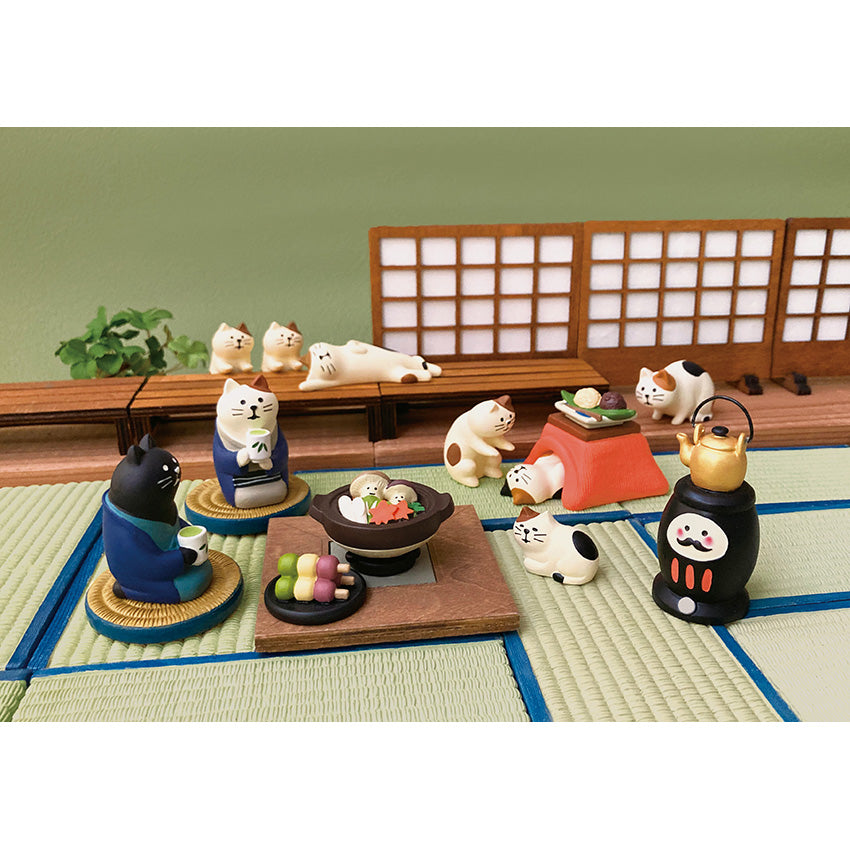 Decole Concombre Figurine - Tea House - Japanese Paper Screen