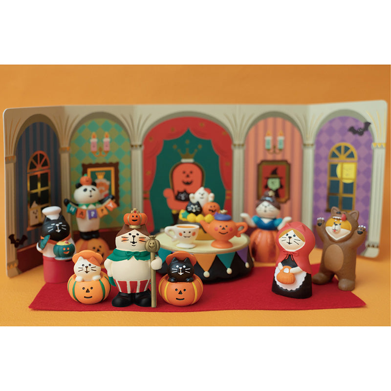 Decole Concombre Figurine - Halloween Pumpkin Kingdom - Kitten Set