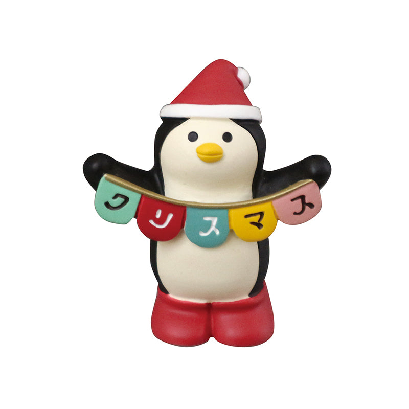 Decole Concombre Figurine - Christmas Party - Penguin