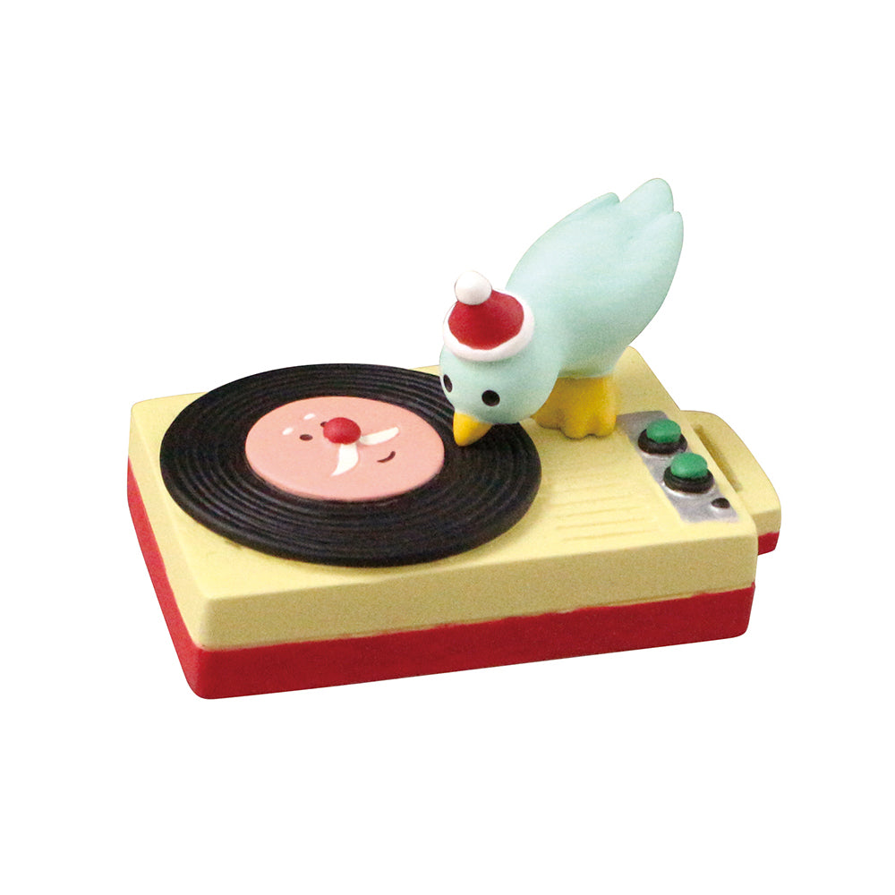 Decole Concombre Figurine - Christmas Party - Record Player