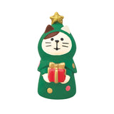 Decole Concombre Figurine - Christmas Party - Christmas Tree Cat