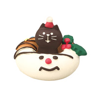 Decole Concombre Figurine - Christmas Party - Cat Donut Snowman